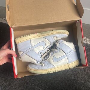 Authentic High sail football grey Nike dunks